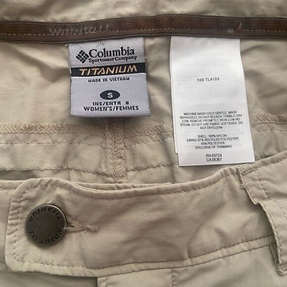 Columbia Titanium Shorts Hiking Shorts Size S - Picture 3 of 12